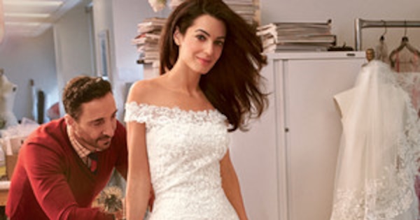 Fotos Amal Alamuddins Brautkleidanprobe Und Ihr Kleid Fur Den